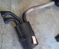 97-00 Corvette Rear Exhaust Right Black Tip